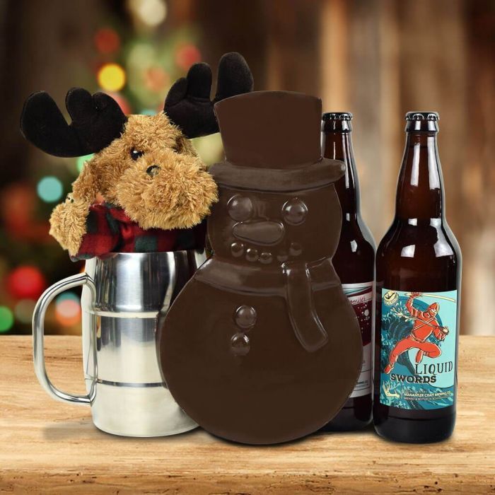 Custom Christmas Beer Gift Baskets Canada