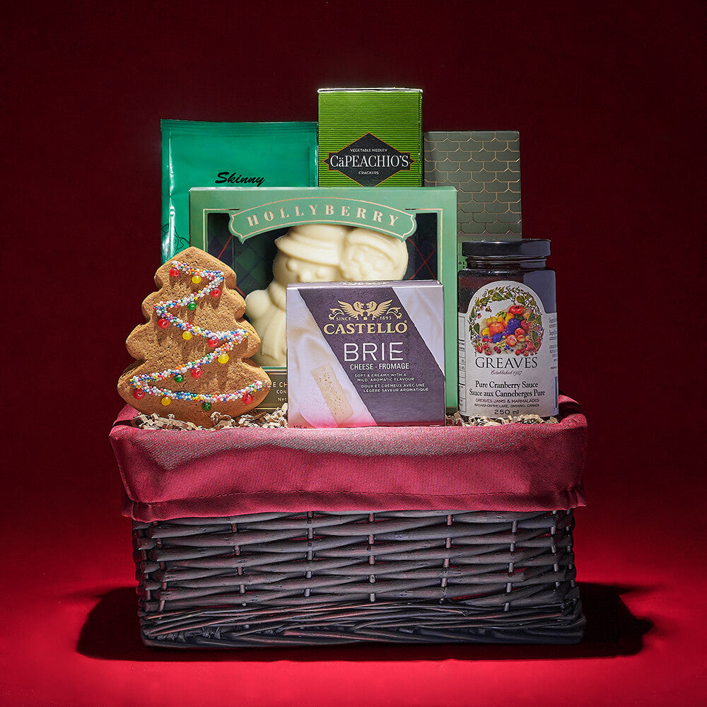 Holiday Treats Chocolate and Truffle Box – how the gift is presented