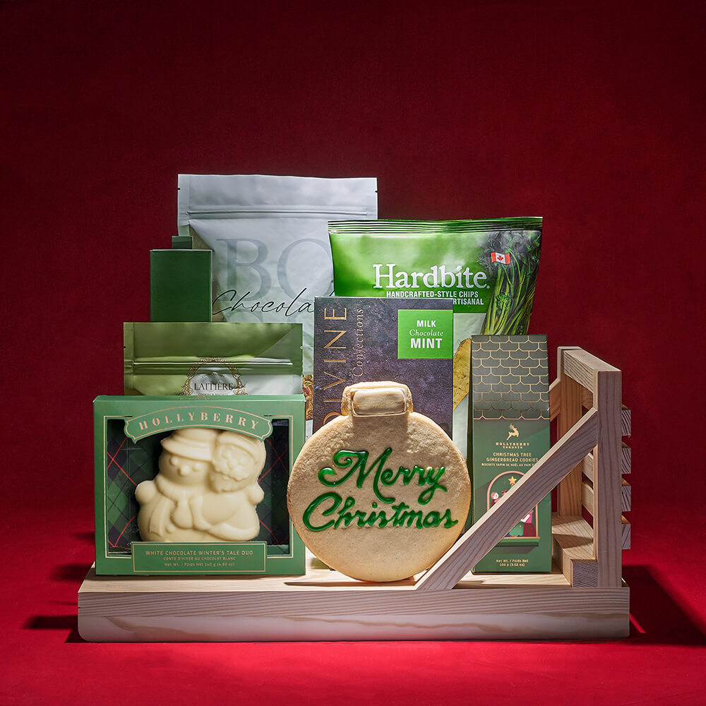 Holiday Truffle and Chocolate Box – how the gift is presented