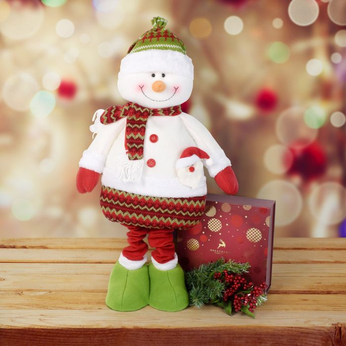 the Christmas Chocolate & Tall Snowman Set has just the right amount of holiday cheer that they’re sure to adore. Included in this gift set is an adjustable 18” to 28” snowman decoration and a box of assorted gourmet chocolates