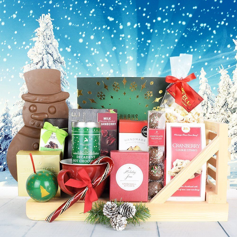 Christmas Dog Sled Gift Set