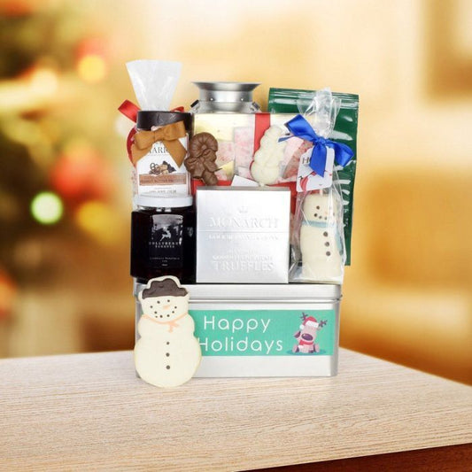 Festive Chocolate Gift Basket