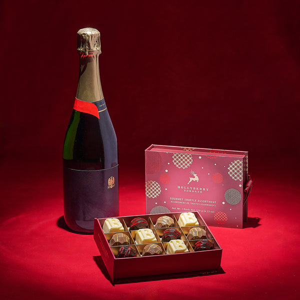 Advent Champagne & Chocolate Gift