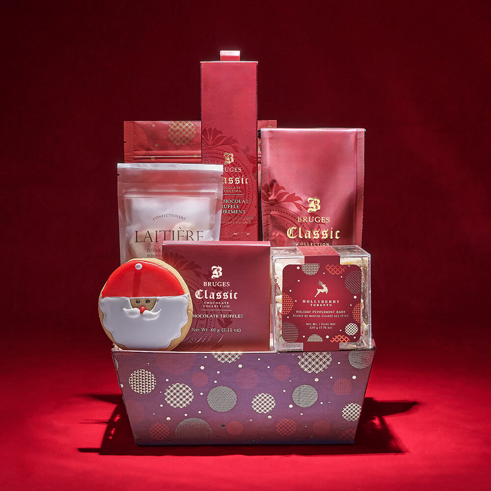Deluxe Milk Chocolate Truffle Gift Box – how the gift is presented