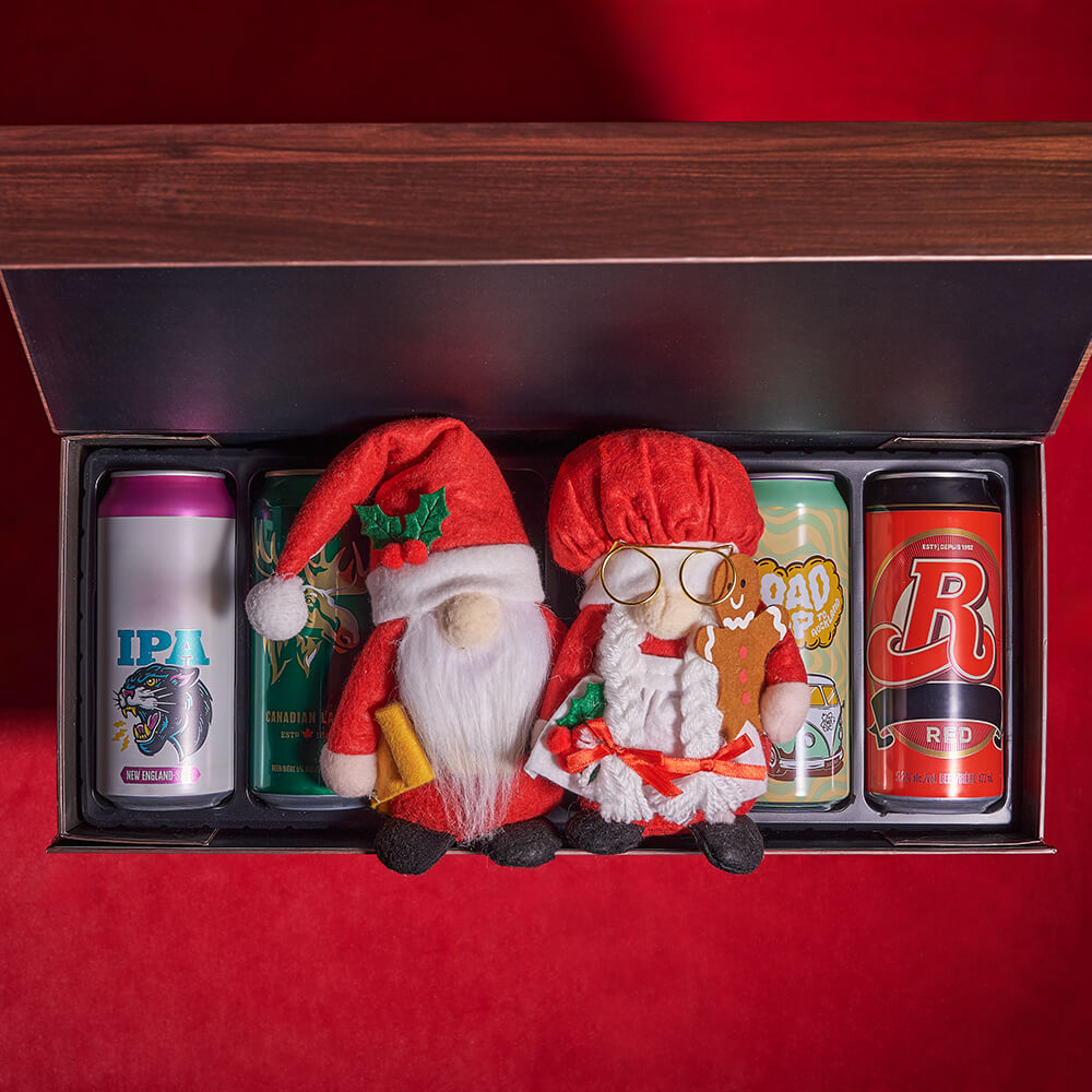 Christmas Beer Collection Gift Box – how the gift is presented