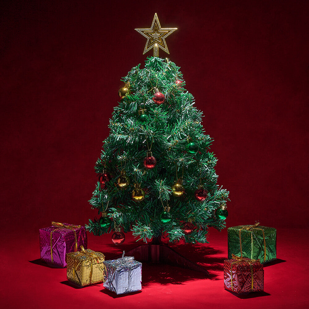 Festive Miniature Christmas Tree Decoration in Storage Box – how the gift is presented