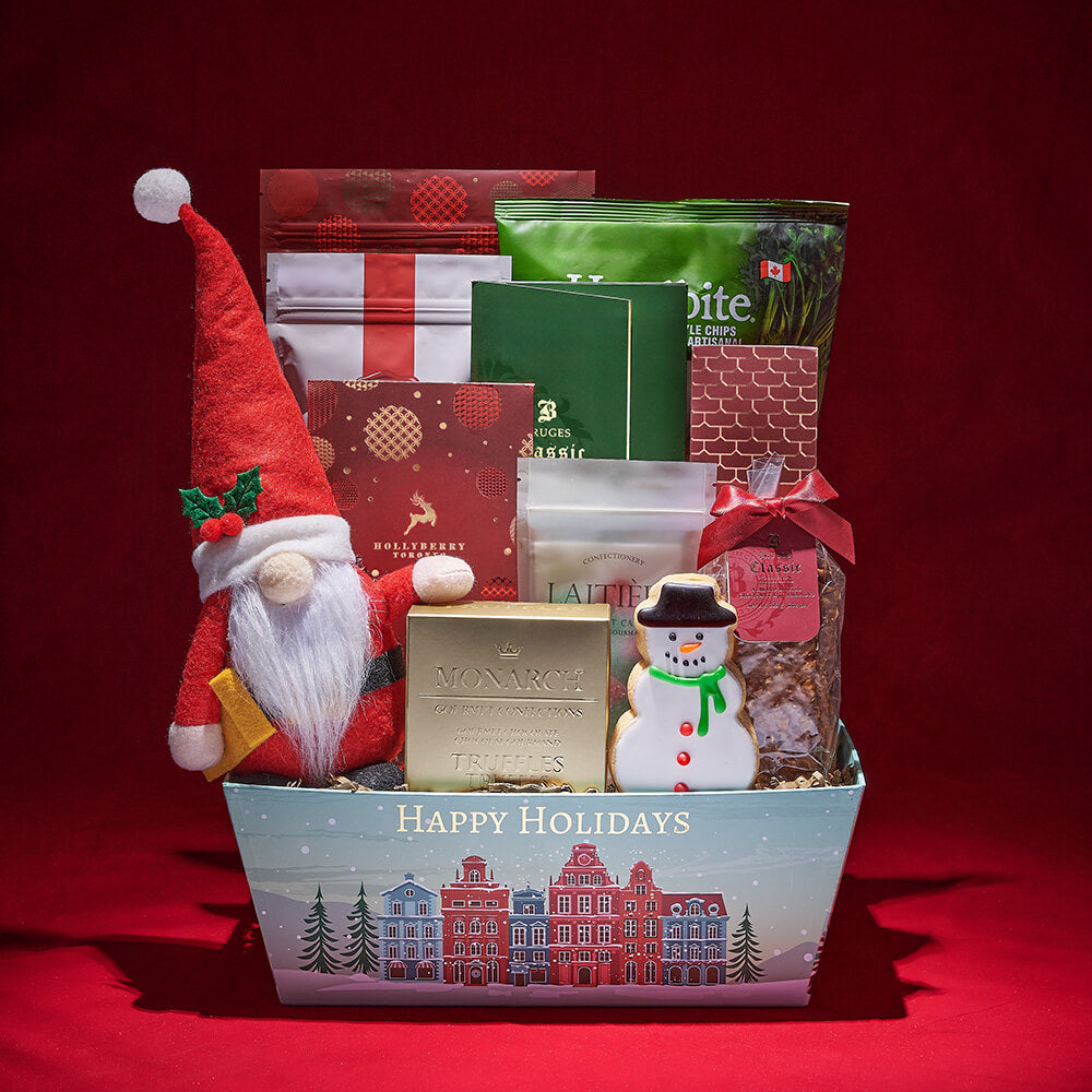 Christmas Plush Santa Chocolate Gift – how the gift is presented