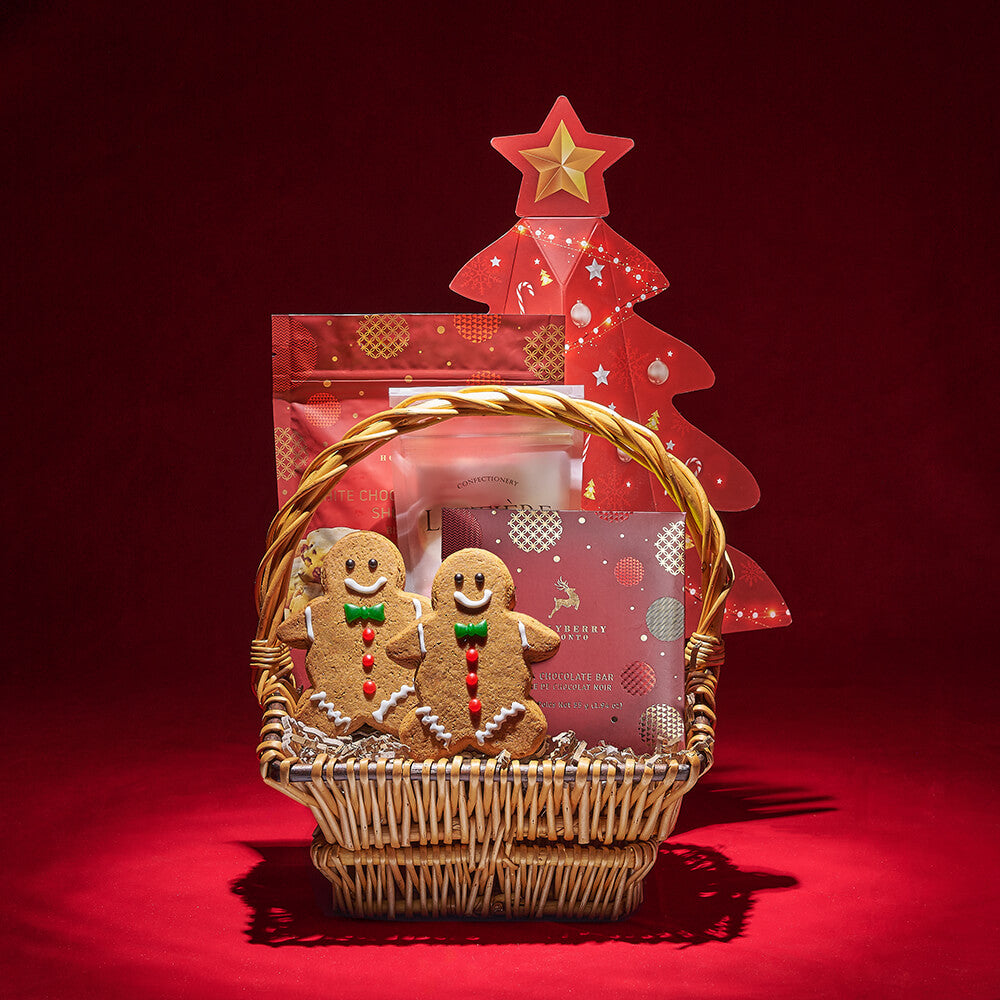 Santa’s Workshop Goodie Gift Basket, cookie gift, cookie, chocolate gift, chocolate, christmas gift, christmas, holiday gift, holiday