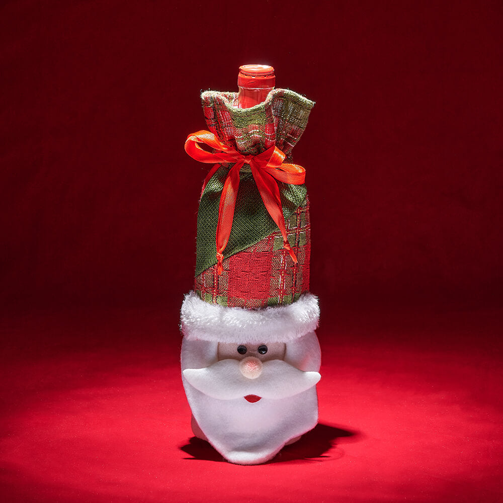 Festive Wine Gift in Reusable Bag – how the gift is presented