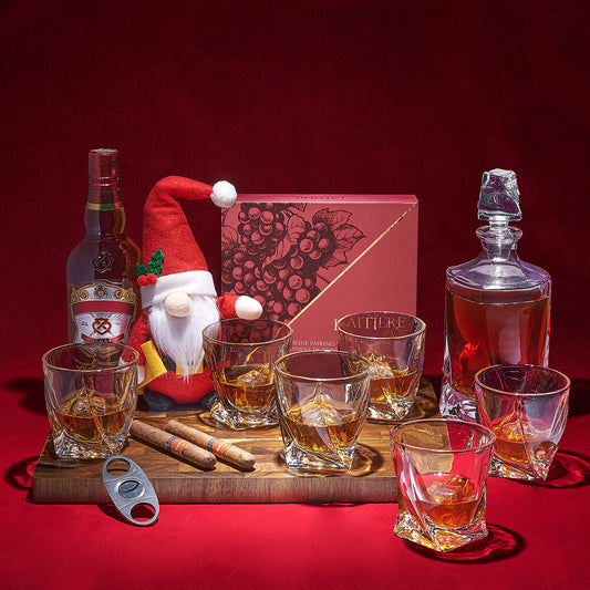 Toast with Santa Whiskey Gift, liquor gift, liquor, whiskey gift, whiskey, chocolate gift, chocolate, christmas gift, christmas