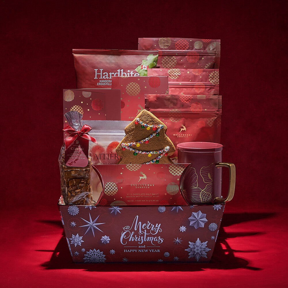 Christmas Chocolate Collection Gift Box – how the gift is presented