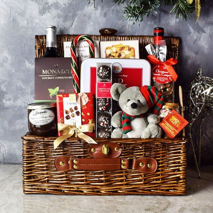 Wine Gift Basket, Gourmet Gifts, Holiday Gifts, The North Pole Company Gifts