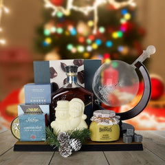 Around the World Liquor Gift Basket