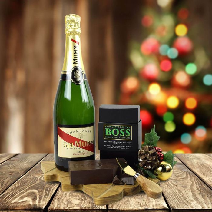 The Champagne Boss Chocolate Gift Set