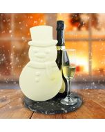 Frosty The White Chocolate Snowman Champagne Gift