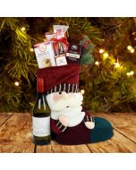 Santa’s Stocking Gift Set With Wine