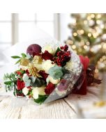 Holiday Rose Bouquet, Christmas gift baskets, floral gift baskets
