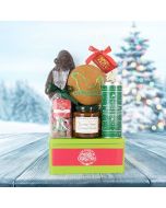 Wonderful Christmastime Treats Basket, gourmet gift baskets, Christmas gift baskets