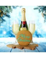 We Wish You A Merry Christmas Champagne Basket
