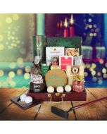 Golf & Liquor Holiday Gift Basket, liquor gift baskets, Christmas gift baskets