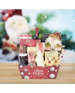 Up on the Housetop Wine Gift Set, wine gift baskets, gourmet gifts, gifts