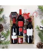 Christmas Wine Trio, wine gift baskets, Christmas gift baskets
