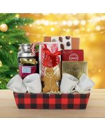 Festive Coffee Gift Basket, gourmet gift baskets, Christmas gift baskets
