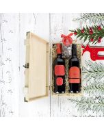 Christmas Wine Duo, wine gift baskets, Christmas gift baskets, gourmet gift baskets
