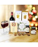 Christmas Wine & Cheese Pairing Basket