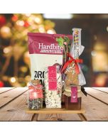 Tea & Snacks Christmas Gift Basket, gourmet gift baskets, Christmas gift baskets
