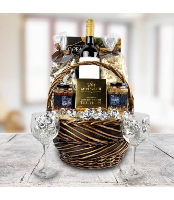 Truffles and Wine Gourmet Gift Basket