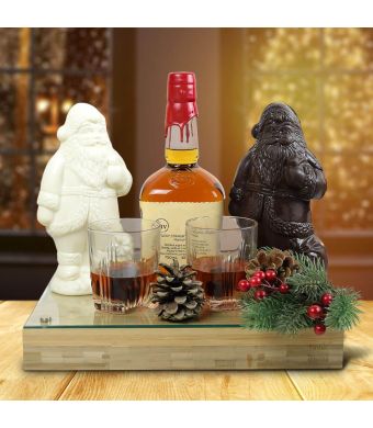 Whiskey & Chocolate Santa Gift Set