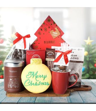 Hot Cocoa By The Fire Gift Basket