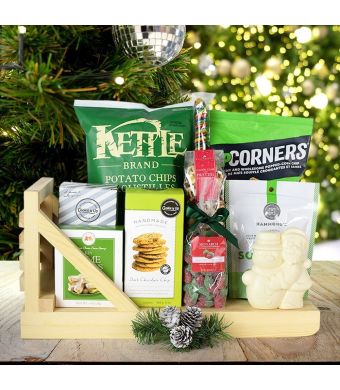 Holly Jolly Christmas Basket, gourmet gift baskets, Christmas gift baskets
