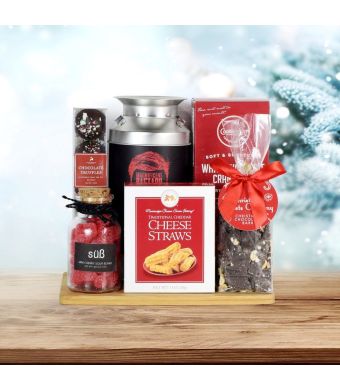Coffee & Treats Christmas Basket