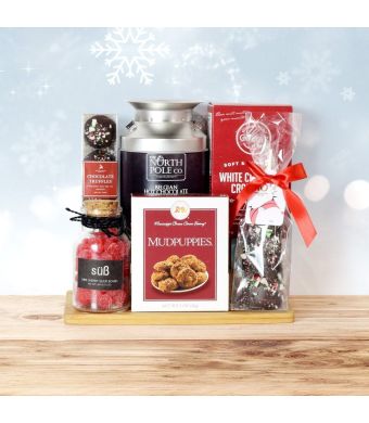 Hot Chocolate & Treats Christmas Basket