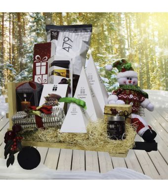 Christmas Haywagon Gift Basket