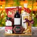 Wine & Cheese Snacking Basket, wine gift baskets, Christmas gift baskets
