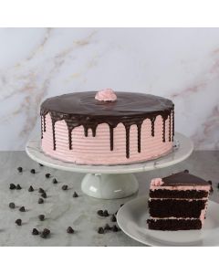 Large Chocolate Raspberry Cake