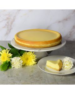 Large New York Style Plain Cheesecake