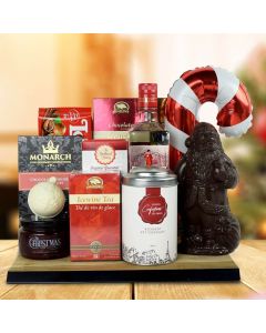 North Pole Delights Gift Basket With Gin