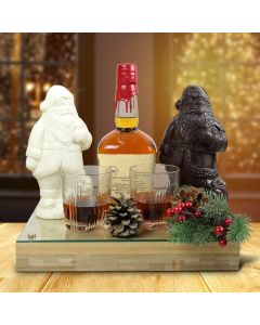 Whiskey & Chocolate Santa Gift Set