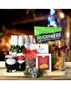 Beer & Snacks Christmas Basket, beer gift baskets, Christmas gift baskets
