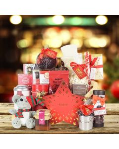 Christmas Sled Gift Basket, gourmet gift baskets, Christmas gift baskets
