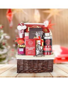 Happy Holidays Gift Basket, Christmas gift baskets, gourmet gift baskets