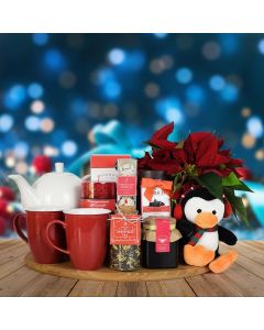 Holiday Tea Gift Basket, gourmet gift baskets, Christmas gift baskets