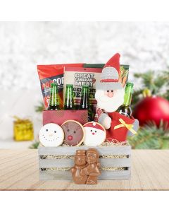 Holiday Hops Beer and Treats Crate, beer gift baskets, gourmet gifts, gifts