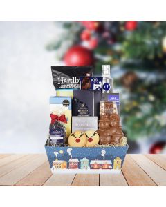 Holiday Spirits & Sweets Gift Set, liquor gift baskets, gourmet gifts, gifts