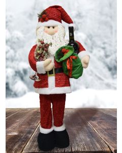 Gigantic Santa Brings Wine & Chocolate