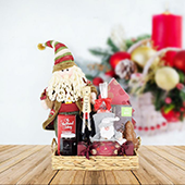 Twas the Night Champagne Gift Basket North Pole